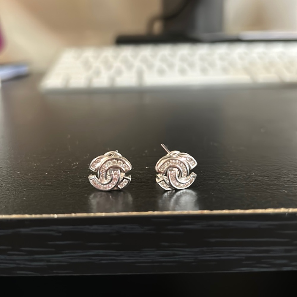 Chanel post earrings